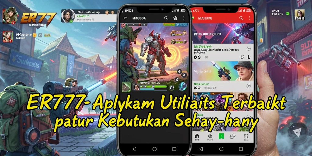 Tampilan antarmuka ER777 yang sederhana dan efektif.