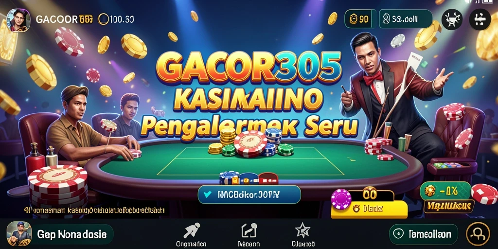 Tampilan gameplay seru dari GACOR305 yang menggugah semangat.