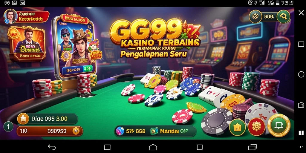 Tampilan menarik dari gameplay Kasino GG99 yang mengasyikkan.