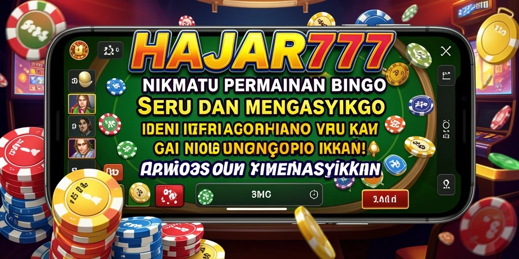 Tampilan screenshot utama game Bingo HAJAR777 yang seru dan interaktif.