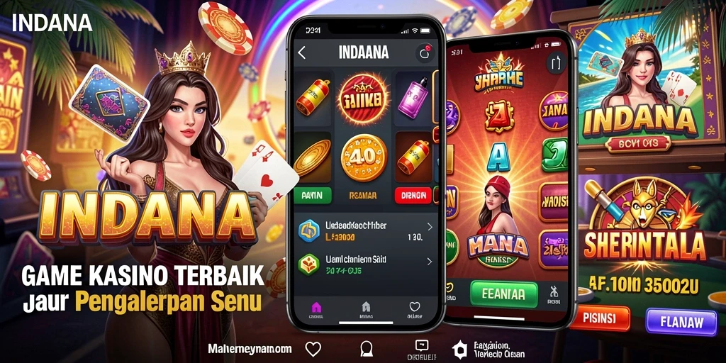 Tampilan gameplay menarik dari INDAAA yang menyerupai kasino nyata.