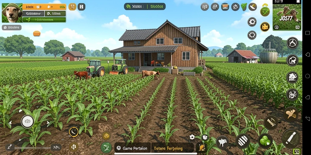 Tampilan menarik dari gameplay JOS77 yang penuh warna.