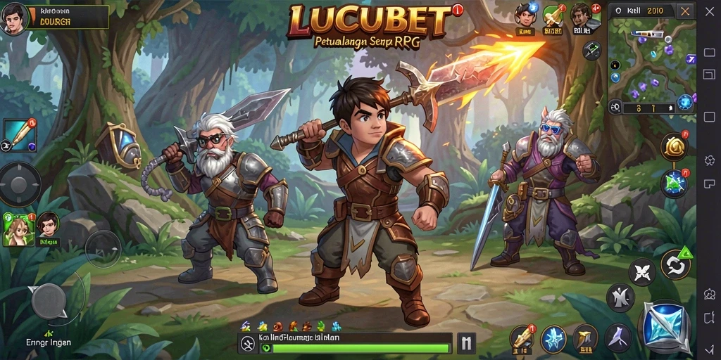 Tampilan gameplay LUCUBET yang menarik dan menantang.