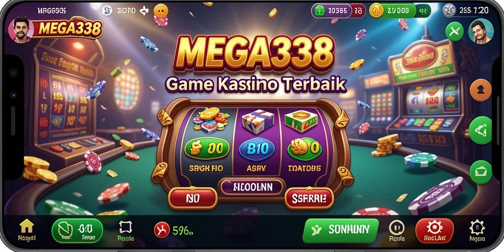 Tampilan gameplay MEGA338 yang menarik dan menawan.