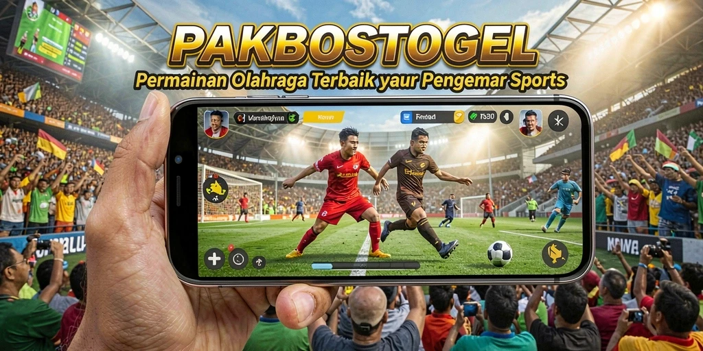 Screenshot PAKBOSTOGEL menampilkan aksi seru dalam gameplay olahraga.