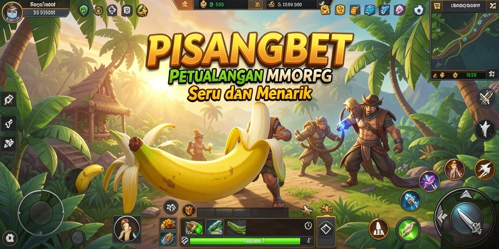 Tampilan gameplay yang seru dan menarik dari PISANGBET MMORPG.