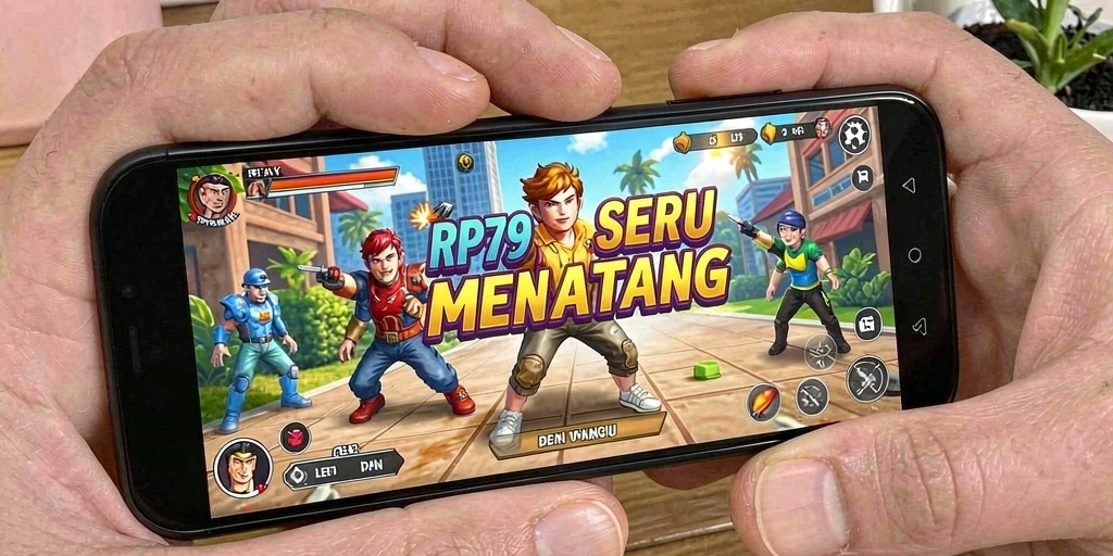 Screenshot gameplay RP79 menampilkan keseruan dan tantangan dalam permainan Arcade.
