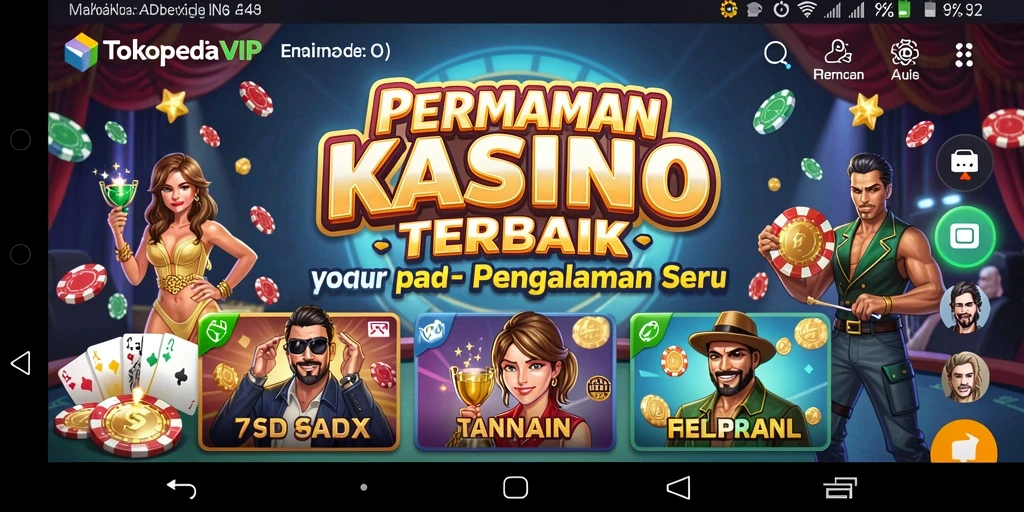 Tampilan menarik dari gameplay TOKOPEDIAVIP yang memukau.