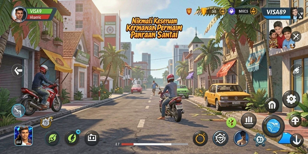 Tampilan gameplay VISA89 yang menarik dan seru.